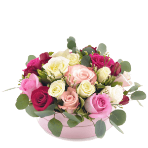 Blushing Notes Mixed Rose Bouquet