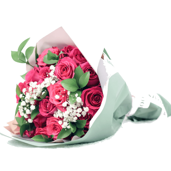 Pink Passion Rose Bouquet