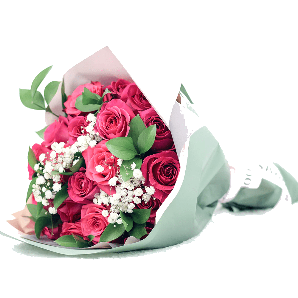 Pink Passion Rose Bouquet